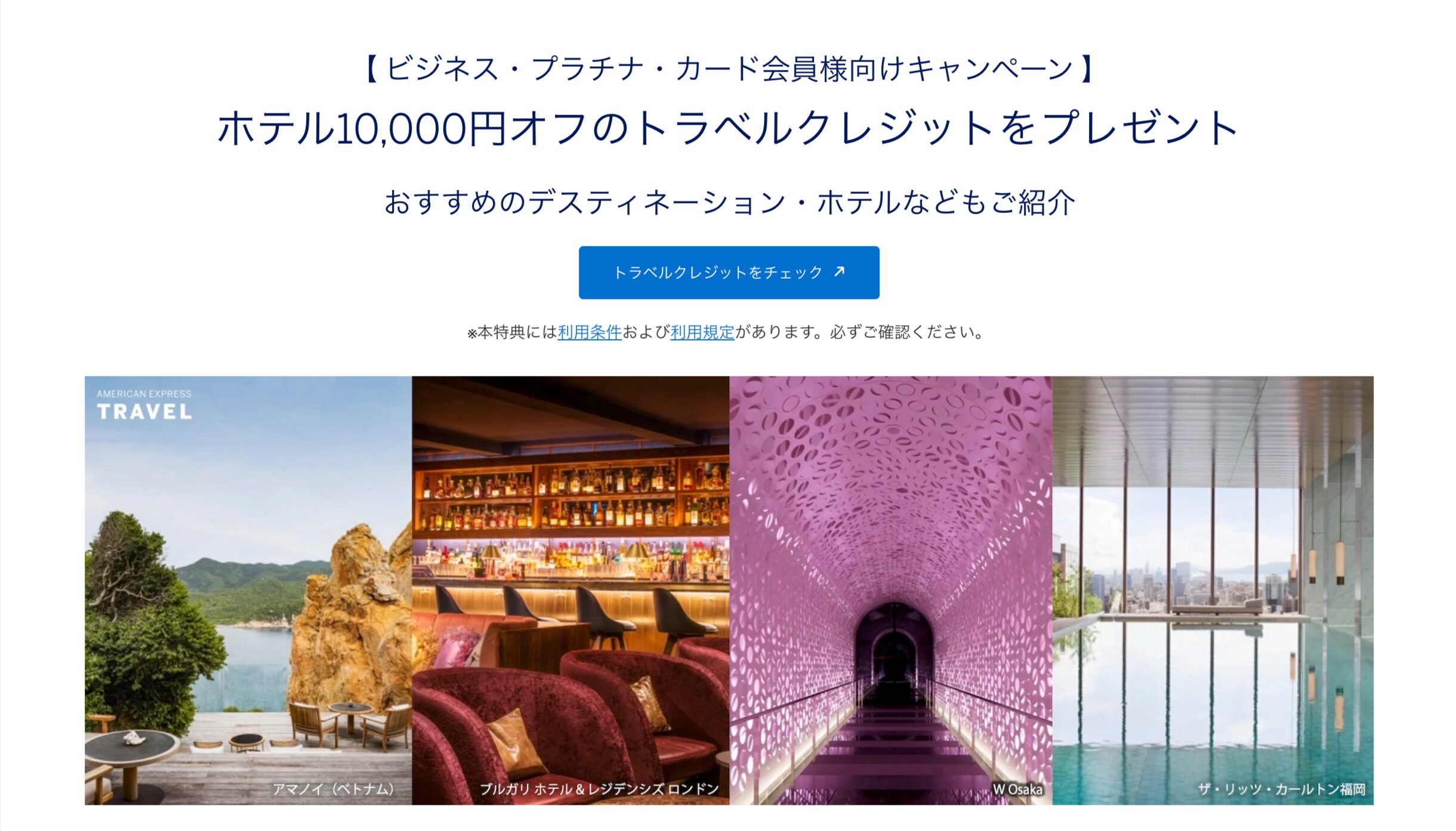 ビジネス・プラチナ・カード会員様向けキャンペーン