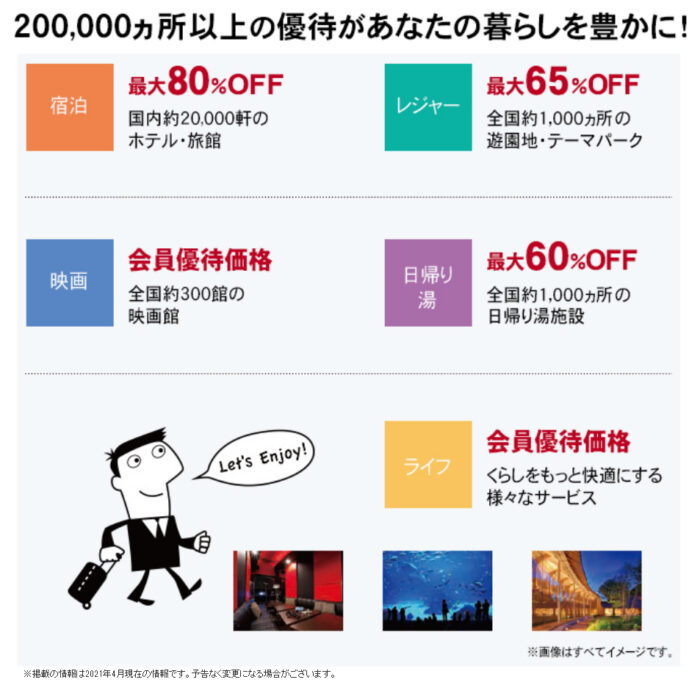 クラブオフ優待
